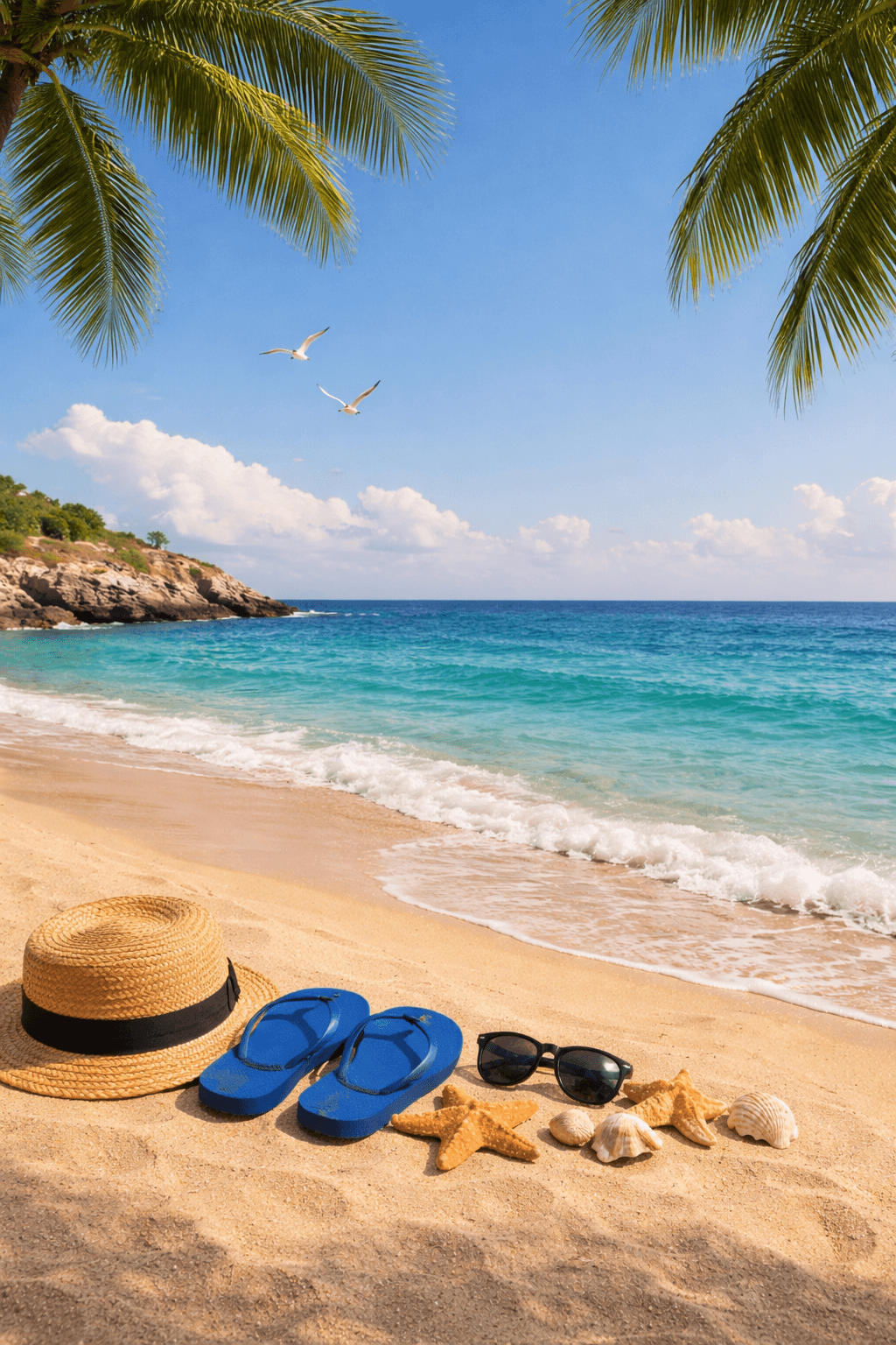 Puzzle postcard front